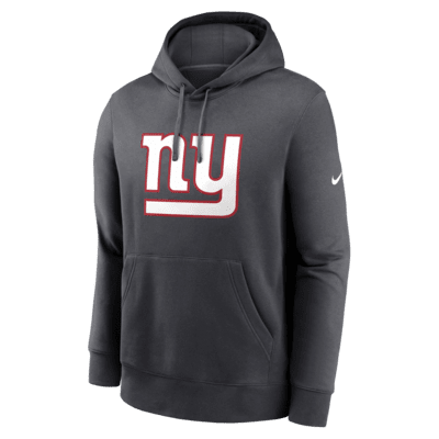 New York Giants Club Logo Men s Nike NFL Pullover Hoodie. Nike